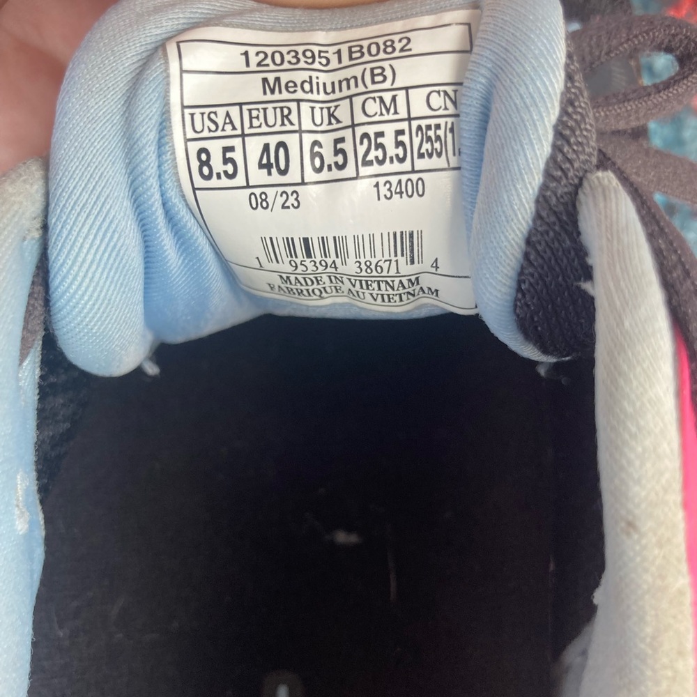 Women’s Brooks Ghost Max Ebony-Open Air-Lilac Rose Restart Running Sneaker Sz 8 - Picture 4 of 11
